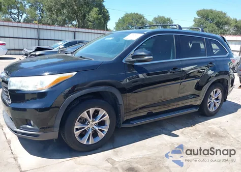 2015 Toyota Highlander Xle V6 z USA, uszkodzony, nr VIN 5TDKKRFH8FS083719